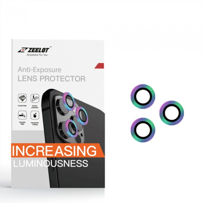 IPHONE 12 / 12 PRO ZEELOT ANTI-EXPOSURE LENS PROTECTOR TITANIUM ALLOY